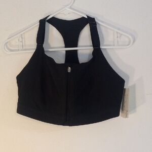 All in Motion Black Sports Bra 36D